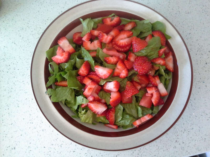 Salad with Strawberries