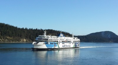  Passing ferry in Active Pass 