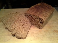 Sliced No-Knead Whole Wheat Bread