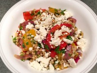 Roasted Veggie Sorghum Salad